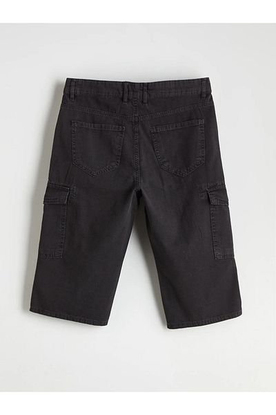 LC Waikiki Lcw Jeans Gray Standard Fit Men's Jean Shorts