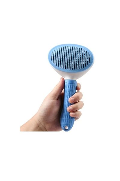 AC BOX Automatic Cleaning Pet Comb Blue