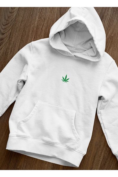 Pisa Art Φούτερ 7 Leaf Minimal Plant Design