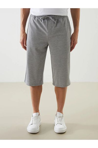 LC Waikiki Lcwaikiki Classic Gray Standard Fit Men's Roller Shorts