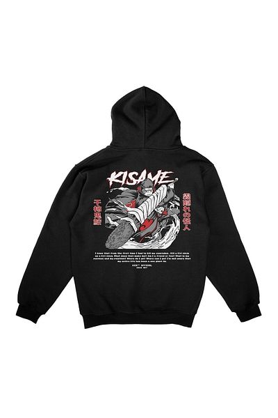 Pisa Art Φούτερ Naruto Shippuuden Kisame Hoshigaki με στάμπα Oversize 3 νημάτων Unisex Anime