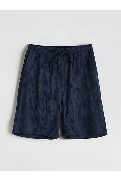 LC Waikiki Ανδρικό σορτς XSIDE Navy Blue Άνετο Μοντέλο