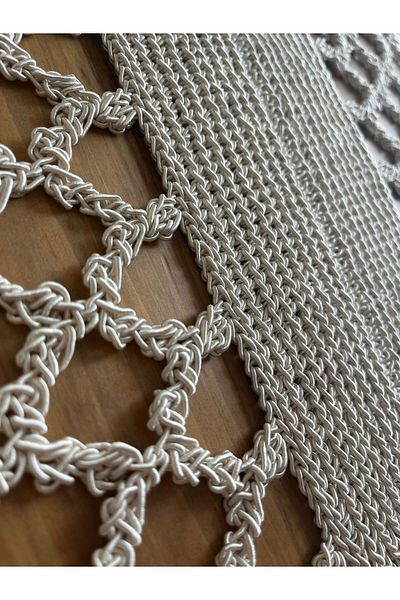 stilsa Runner lucrat manual - Husă decorativă elegantă
