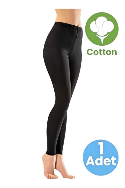 Uniquetrenders طماق طويلة من القطن الليكرا للمرأة