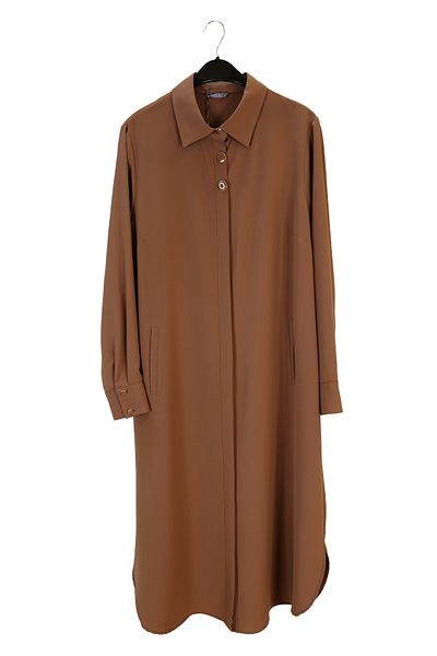 Gizemli T1120 mystery tunic with pocket buckle and collar button