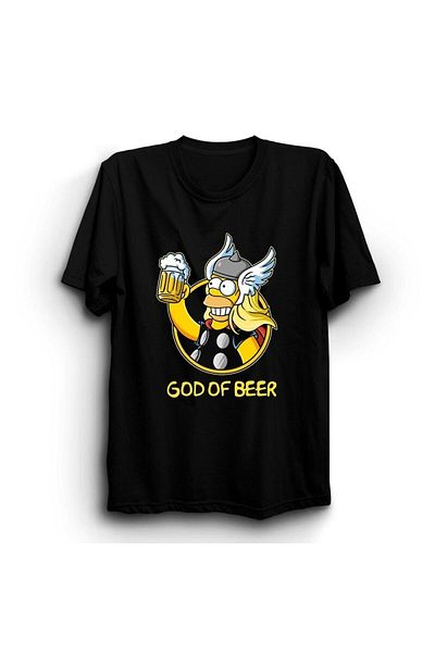 Pisa Art Μπλουζάκι God Of Beer