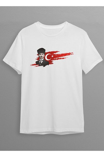 Pisa Art Μπλουζάκι Unisex με στάμπα της 29ης Οκτωβρίου για την Ημέρα της Δημοκρατίας HY02