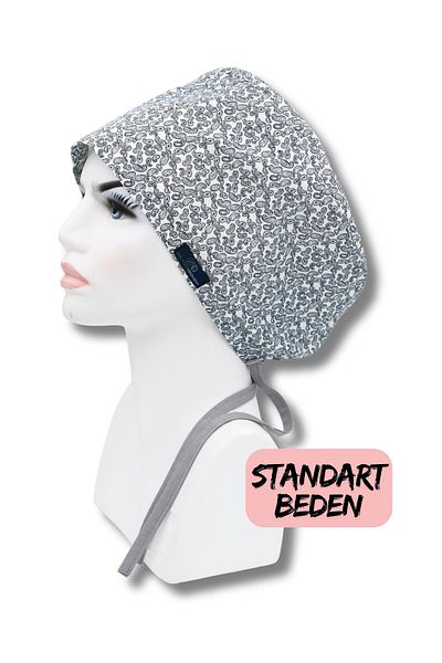 doktorbonem Standard Size Navy Blue Tiny Shawls Surgical Bonnet Hospital Bonnet