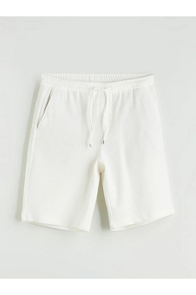 LC Waikiki Lcw Vision Ecru Standard Mold Men's Shorts