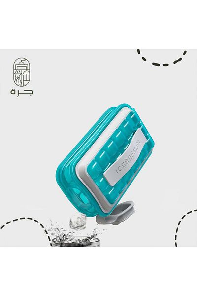 Jarrah Ice Breaker Pop Ice Molds - Aqua Blue from a Jar