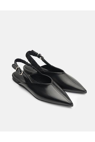 Jorbinol Oslo Pointed Toe Open Back Women's Ballerinas