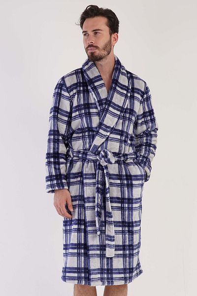 VİENETTA Dressing Gown - Dark blue - Standard