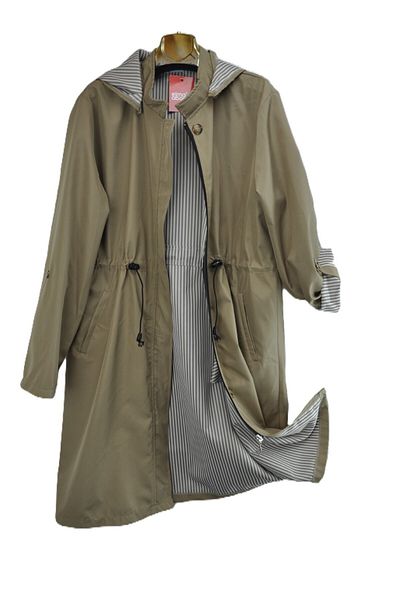 elma abone Plus Size Summer Short Trench
