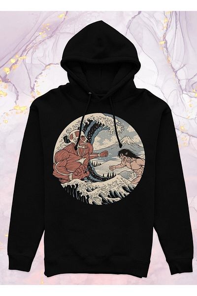 Pisa Art Атака на титани (shingeki No Kyojin) - Великите титани - Суичър без джобове