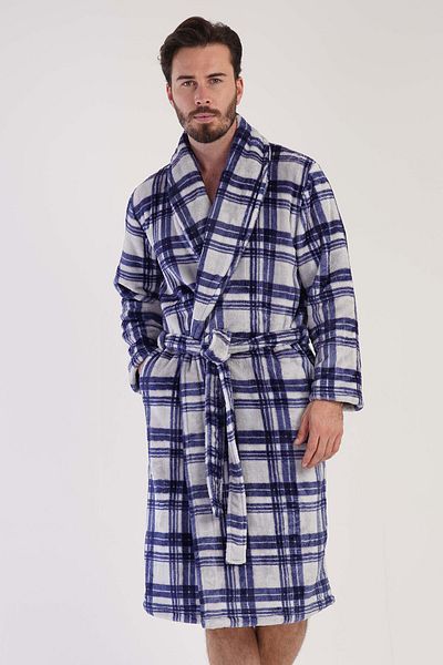 VİENETTA Dressing Gown - Dark blue - Standard