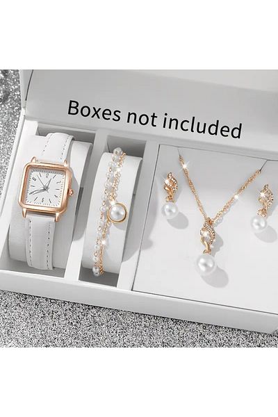 Monarque Gold Color Ring 6 Pieces Set Women's Gift Lover's Gift Birthday Mother's Day Gift