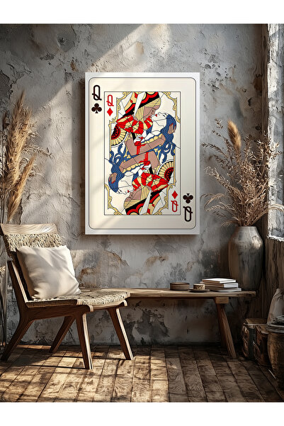 visdora Carte de joc decorativă Acasă Birou Bucătărie Salon Decorare perete P...