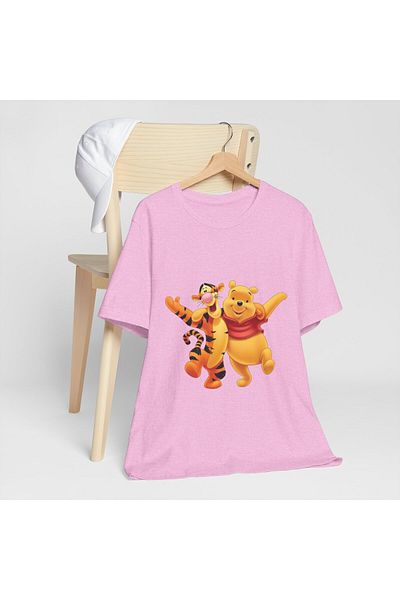 style iconic Stylish Cartoon Character Tees for All Ages – Comfort Meets Fun!