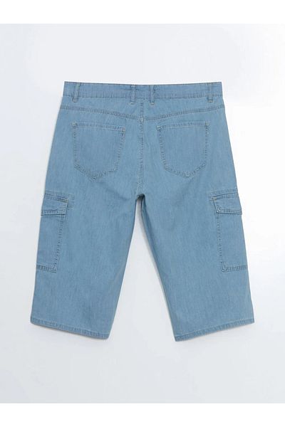 LC Waikiki Ανδρικό τζιν σορτς LCW Jeans Indigo Standard Fit