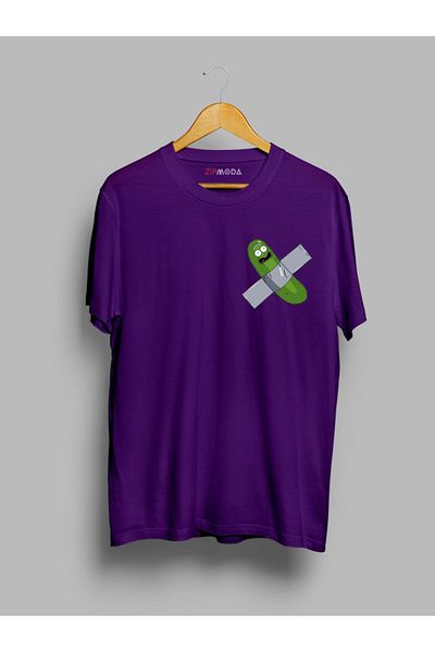 Pisa Art Μπλουζάκι με στάμπα Pickle Rick Design Oversize