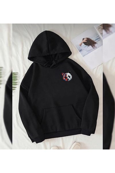 Pisa Art Φούτερ Unisex με κουκούλα Panda
