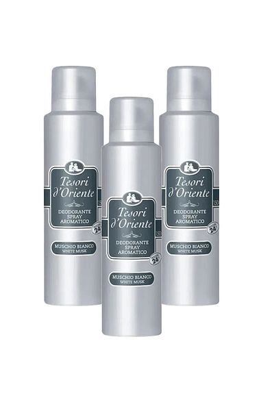 Tesori d'Oriente WOMAN DEODORANT MOSC ALB 150 ML x3pcs