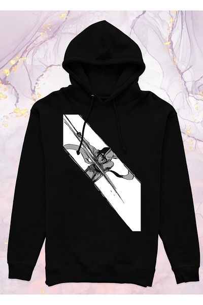 Pisa Art Bleach - Ulquiorra Cifer - Φούτερ με κουκούλα χωρίς τσέπη