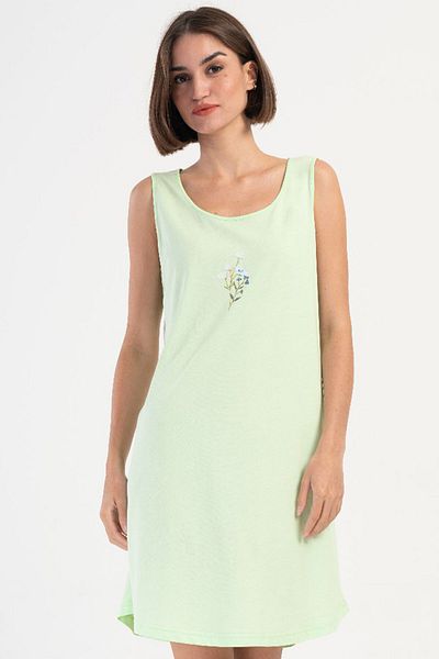 VİENETTA Cotton Women's Wide Strap Nightgown, 407057