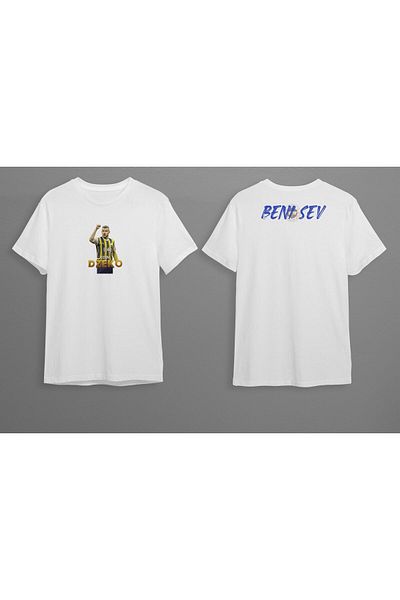 Pisa Art Dzeko Love Me Basic T-Shirt με στάμπα