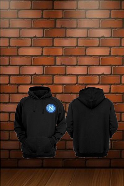 Pisa Art Унисекс суитшърт с качулка Napoli Design