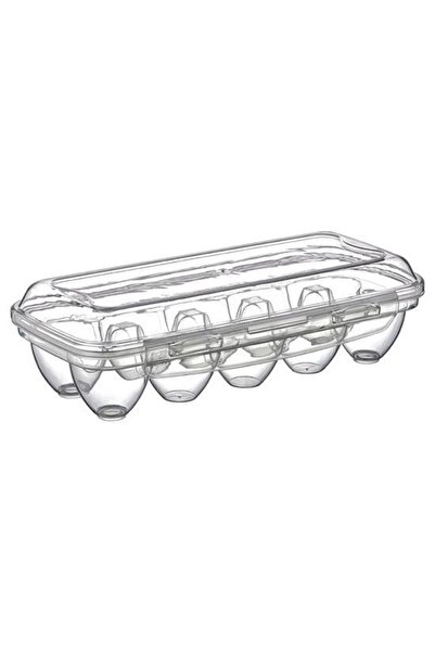Marsilyan 10 Compartments Egg Cup Storage Box with Lockable Lid YU110