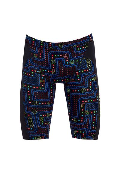 Funky Trunks Jam Chomp Chomp Boys' Training Swim Trunks, Jammer to Knee