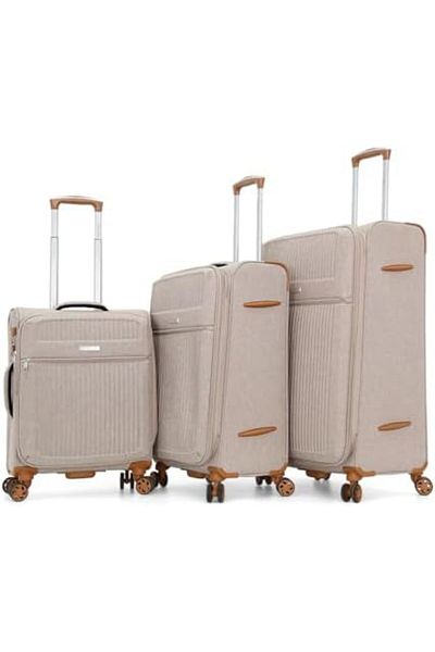 Travelite Unisex 3 Piece Hard Trolley Bag Set Fits All Tastes. (3 Piece Set, Champ)