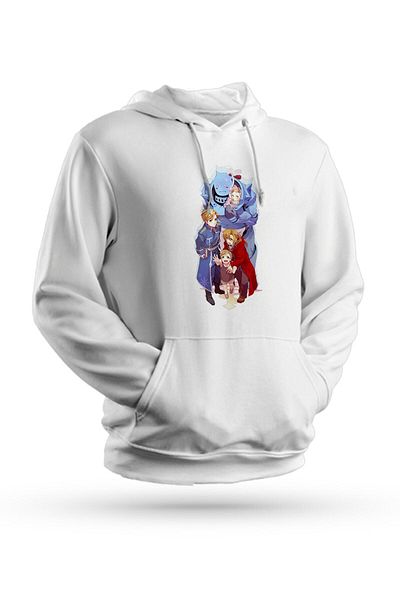 Pisa Art Φούτερ με στάμπα λευκό Unisex με κουκούλα