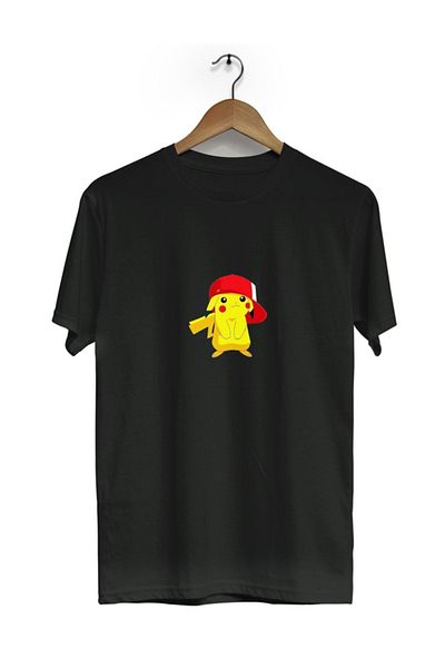 Pisa Art Μπλουζάκι Pikachu Pokemon Crew με κοντό μανίκι Bll1054