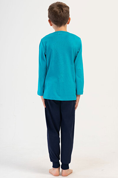 VİENETTA Pamuklu Erkek Çocuk Uzun Kol Pijama Takım(9/10-15/16) , 405327