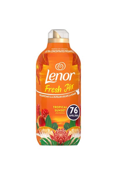 lenor Balsam de rufe Lenor Fresh Air Effect Tropical Sunset, 1064 ml, 76 spalari