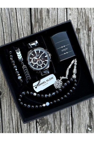 Daniel Klein Babalar Günü 2 Yıl Garantili Kol Saati Doğal Taş Tespih Ve Bilek...