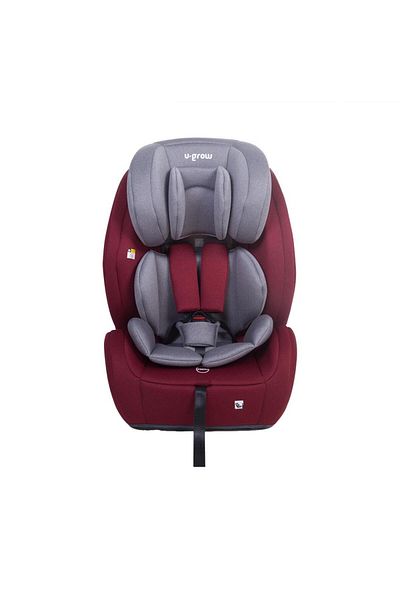 U-Grow Scaun Auto76-150cm, cu sistem isofix/cordon superior, roșu
