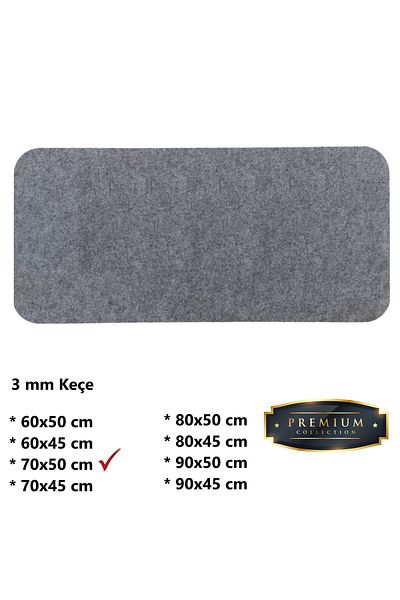 Next Craft Γκρι Mouse Pad Επιτραπέζιο Προστατευτικό Ματ Μεσαίο Μήκος 3mm Τσόχα