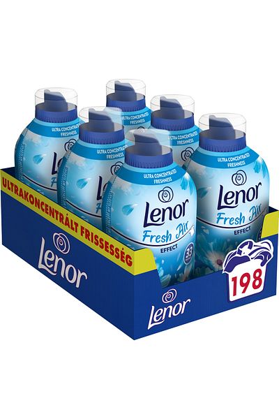 lenor Balsam de tesaturi Lenor Fresh Air Effect Fresh Wind pentru 6x462ml