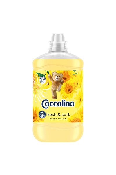 Coccolino Balsam concentrat de rufe Coccolino Happy Yellow , 6x1700ml
