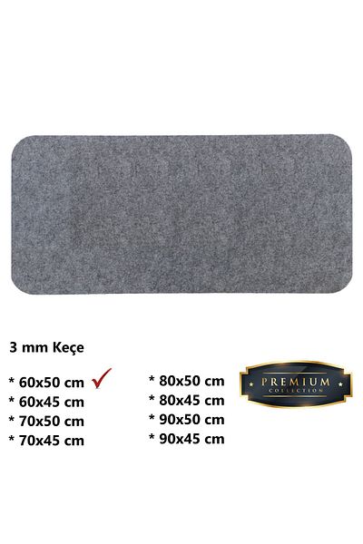 Next Craft Gray Mouse Pad Table Top Protective Mat Medium Sizes 3mm Felt