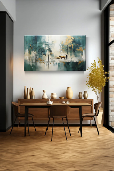 KanvasSepeti Modern Soyut Sanatsal Kanvas Tablo Salon Oturma Yatak Odası Ofis...