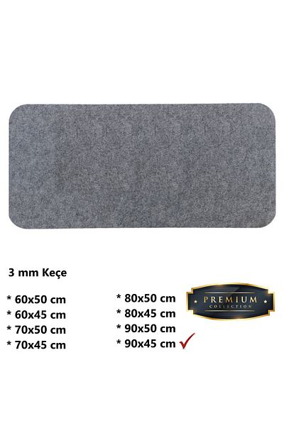 Next Craft Γκρι Mouse Pad Επιτραπέζιο Προστατευτικό Ματ Μεσαίο Μήκος 3mm Τσόχα