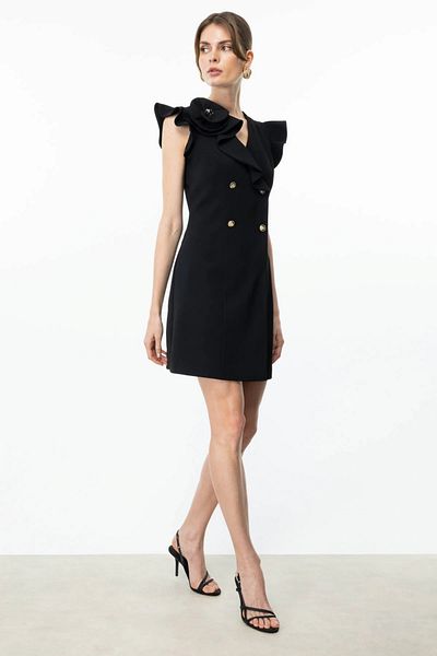 Ekol Rose Detailed Midi Length-5048