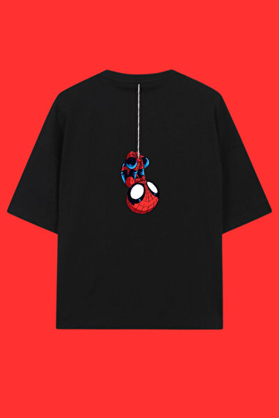 Dupe Design Tricou oversize cu imprimeu Spider