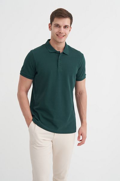 Cazador 25YCEEOB4613 Ανδρικό μπλουζάκι με γιακά πόλο Hunter Oversized Fit