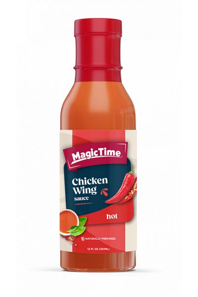 Magic Time Pack of 12Chicken Wing Sauce - Hot