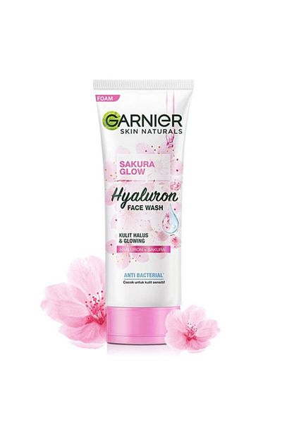 Garnier غسول الوجه ساكورا جلو هيالورون